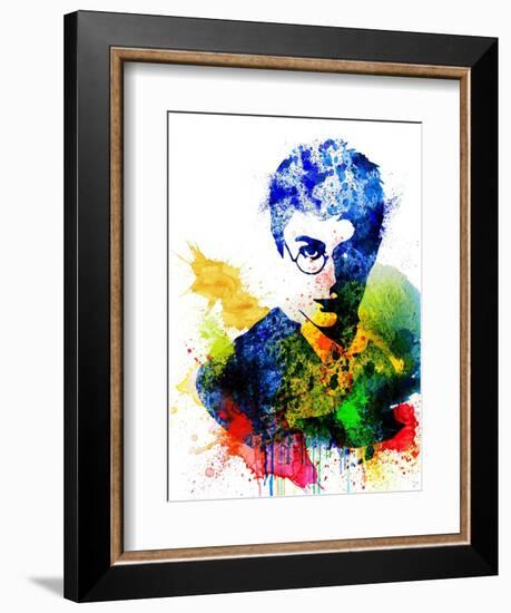 Harry Potter Watercolor-Jack Hunter-Framed Premium Giclee Print