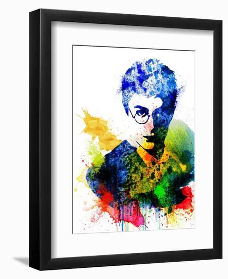 Harry Potter Watercolor-Jack Hunter-Framed Premium Giclee Print