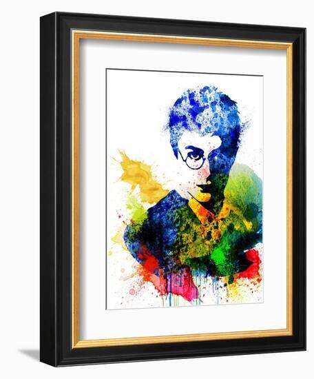 Harry Potter Watercolor-Jack Hunter-Framed Premium Giclee Print