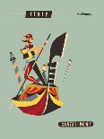 Pacific Islands - Polynesian Outrigger Canoe-Harry Rogers-Art Print