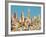 Harry's New York Collage-Andy Burgess-Framed Giclee Print