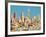 Harry's New York Collage-Andy Burgess-Framed Giclee Print