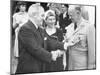 Harry S. Truman Greeting "Ike" Eisenhower and His Wife-null-Mounted Photographic Print
