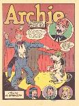 Archie Comics Retro: Archie Comic Spread Circus Serenade  (Aged)-Harry Sahle-Framed Stretched Canvas