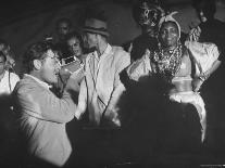 25-Year-Old Shah of Iran with American Wendell Willkie During Stopover on World Tour-Hart Preston-Premier Image Canvas