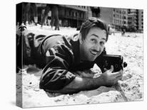 Walt Disney Using Camera in Rio De Janeiro, Brazil, 1941-Hart Preston-Framed Photographic Print