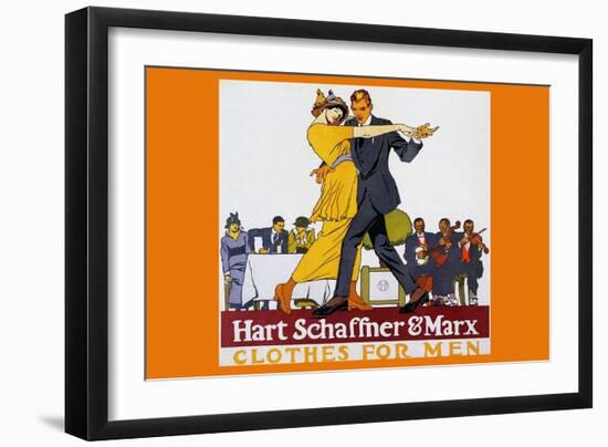 Hart Schaffner & Marx Clothes For Men-Edward Penfield-Framed Art Print