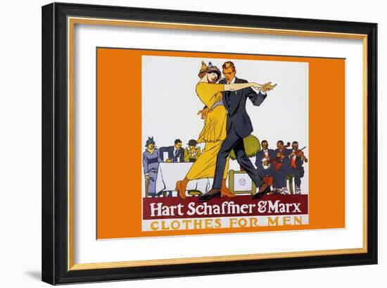 Hart Schaffner & Marx Clothes For Men-Edward Penfield-Framed Art Print