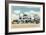 Hartford, Connecticut - Brainard Field Municipal Airport View-Lantern Press-Framed Art Print