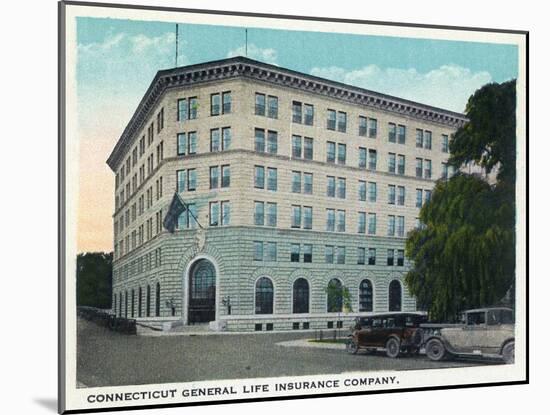 Hartford, Connecticut - Ct General Life Insurance Co Building Exterior-Lantern Press-Mounted Art Print