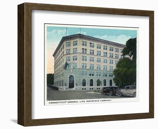 Hartford, Connecticut - Ct General Life Insurance Co Building Exterior-Lantern Press-Framed Art Print