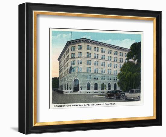 Hartford, Connecticut - Ct General Life Insurance Co Building Exterior-Lantern Press-Framed Art Print