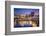 Hartford, Connecticut, USA Downtown Skyline on the Connecticut River.-SeanPavonePhoto-Framed Photographic Print