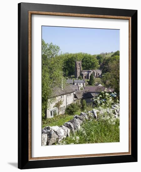 Hartington Village and Church, Peak District, Derbyshire, England, United Kingdom, Europe-Frank Fell-Framed Photographic Print