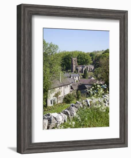 Hartington Village and Church, Peak District, Derbyshire, England, United Kingdom, Europe-Frank Fell-Framed Photographic Print