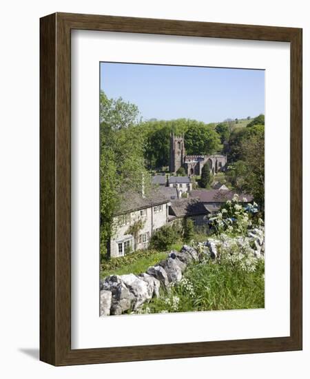 Hartington Village and Church, Peak District, Derbyshire, England, United Kingdom, Europe-Frank Fell-Framed Photographic Print