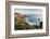 Hartland Quay and Sea thrift flowers on cliff top, North Devon-Ross Hoddinott-Framed Photographic Print