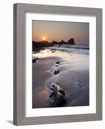 Hartland Quay, Woolacombe, Devon, England, United Kingdom, Europe-Jeremy Lightfoot-Framed Photographic Print