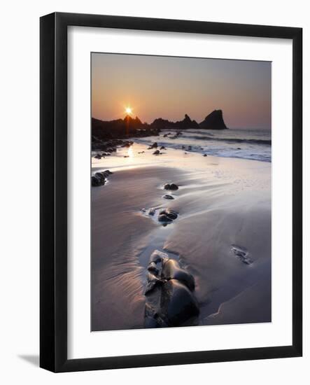 Hartland Quay, Woolacombe, Devon, England, United Kingdom, Europe-Jeremy Lightfoot-Framed Photographic Print