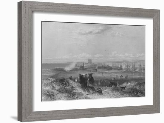 'Hartlepool', 1837-William Finden-Framed Giclee Print