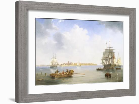 Hartlepool, c.1850-John Wilson Carmichael-Framed Giclee Print