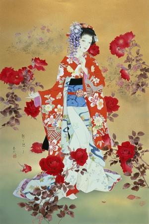 絵画「halu 」 Bara' Art Print - Haruyo Morita | Art.com