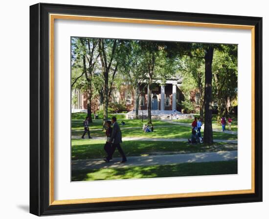 Harvard University, Boston, Massachusetts, USA-Fraser Hall-Framed Photographic Print
