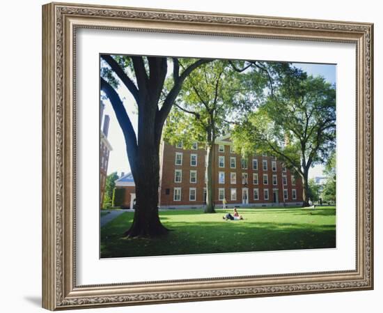 Harvard University, Boston, Massachusetts, USA-Fraser Hall-Framed Photographic Print