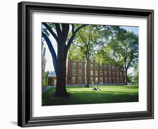 Harvard University, Boston, Massachusetts, USA-Fraser Hall-Framed Photographic Print