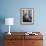 Harvard University Professor John Kenneth Galbraith Sitting in a Harvard Library-Dmitri Kessel-Framed Premium Photographic Print displayed on a wall