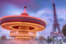 Eiffel Tower and Clouds-harvepino-Framed Photographic Print