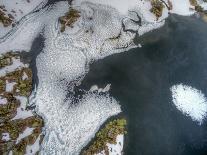 Scenic Aerial View of Fishing Village Hamnoya on Lofoten Islands in Norway-harvepino-Photographic Print
