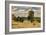 Harvest at Montfoucault-Camille Pissarro-Framed Art Print