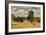 Harvest at Montfoucault-Camille Pissarro-Framed Art Print