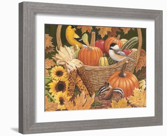 Harvest Basket-William Vanderdasson-Framed Giclee Print