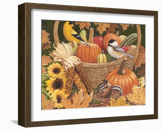 Harvest Basket-William Vanderdasson-Framed Giclee Print