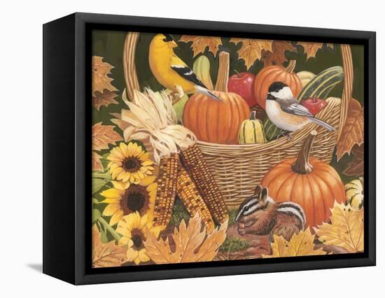 Harvest Basket-William Vanderdasson-Framed Premier Image Canvas