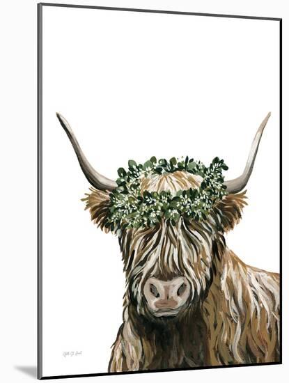 Harvest Cow Sage-Yvette St. Amant-Mounted Art Print