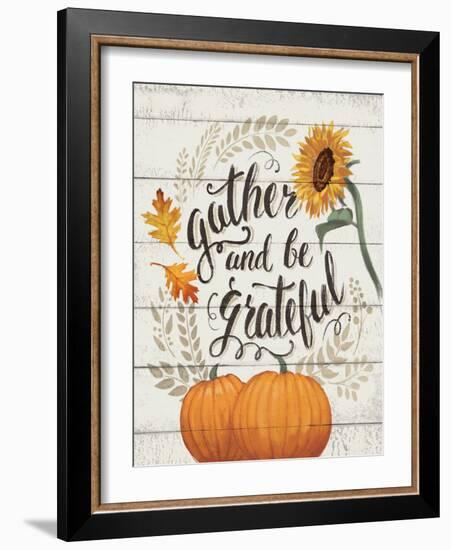 Harvest Delight I on White-Janelle Penner-Framed Art Print