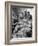 Harvest Farm Hands Eating Lunch Served by Their Wives in Kitchen of Farmhouse-Alfred Eisenstaedt-Framed Photographic Print