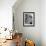 Harvest Farm Hands Eating Lunch Served by Their Wives in Kitchen of Farmhouse-Alfred Eisenstaedt-Framed Photographic Print displayed on a wall