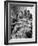 Harvest Farm Hands Eating Lunch Served by Their Wives in Kitchen of Farmhouse-Alfred Eisenstaedt-Framed Photographic Print