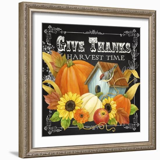 Harvest Greetings II-Jane Maday-Framed Art Print