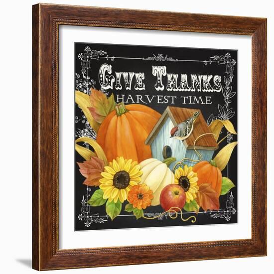 Harvest Greetings II-Jane Maday-Framed Art Print