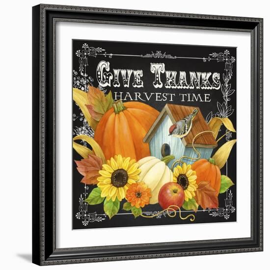 Harvest Greetings II-Jane Maday-Framed Art Print