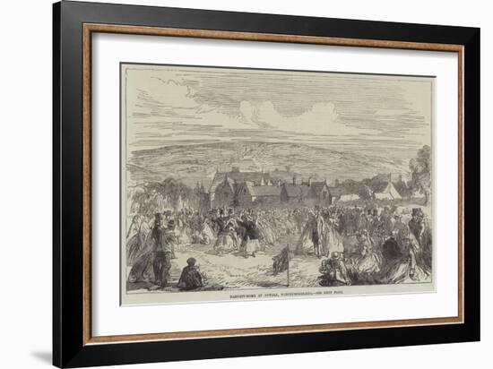 Harvest-Home at Bywell, Northumberland-Charles Robinson-Framed Giclee Print