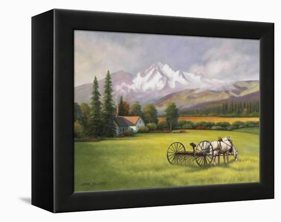 Harvest in the Rockies-John Zaccheo-Framed Premier Image Canvas