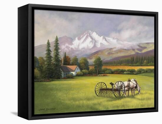 Harvest in the Rockies-John Zaccheo-Framed Premier Image Canvas