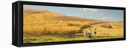 Harvest in the Ukraine, 1880-Vladimir Orlovsky-Framed Premier Image Canvas