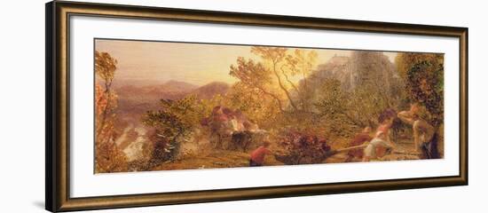 Harvest in the Vineyard, 1859-Samuel Palmer-Framed Giclee Print